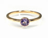 Amethyst (cut) K18 ring, ring for charity and philanthropy LUCAS - Clochette