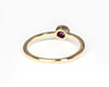 Ruby K18 ring, ring for a lifetime wish LUCAS - Clochette