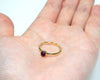 Ruby K18 ring, ring for a lifetime wish LUCAS - Clochette